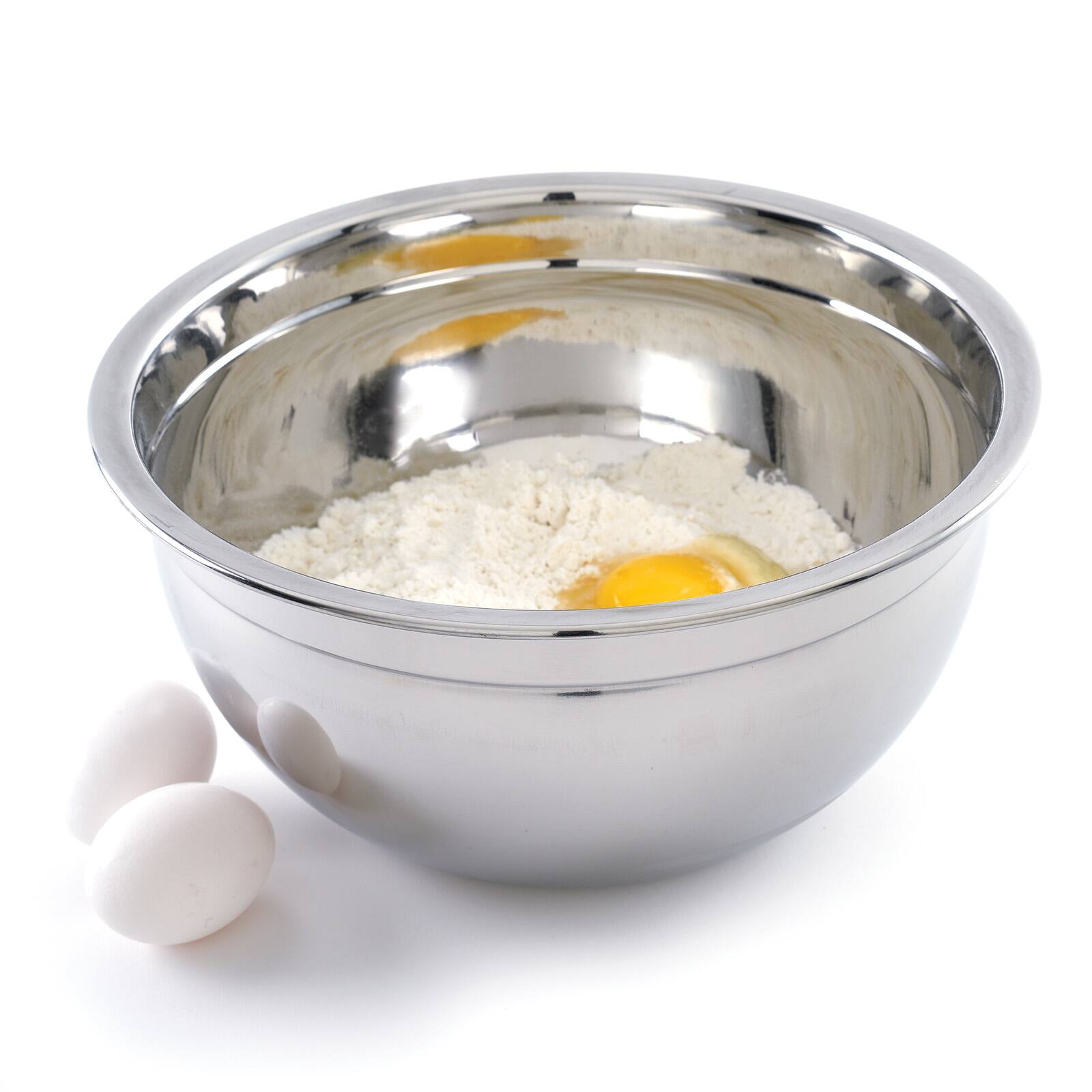 Alt View 1. Norpro - Stainless Steel Mixing Bowl, 5 Quart - Silver.