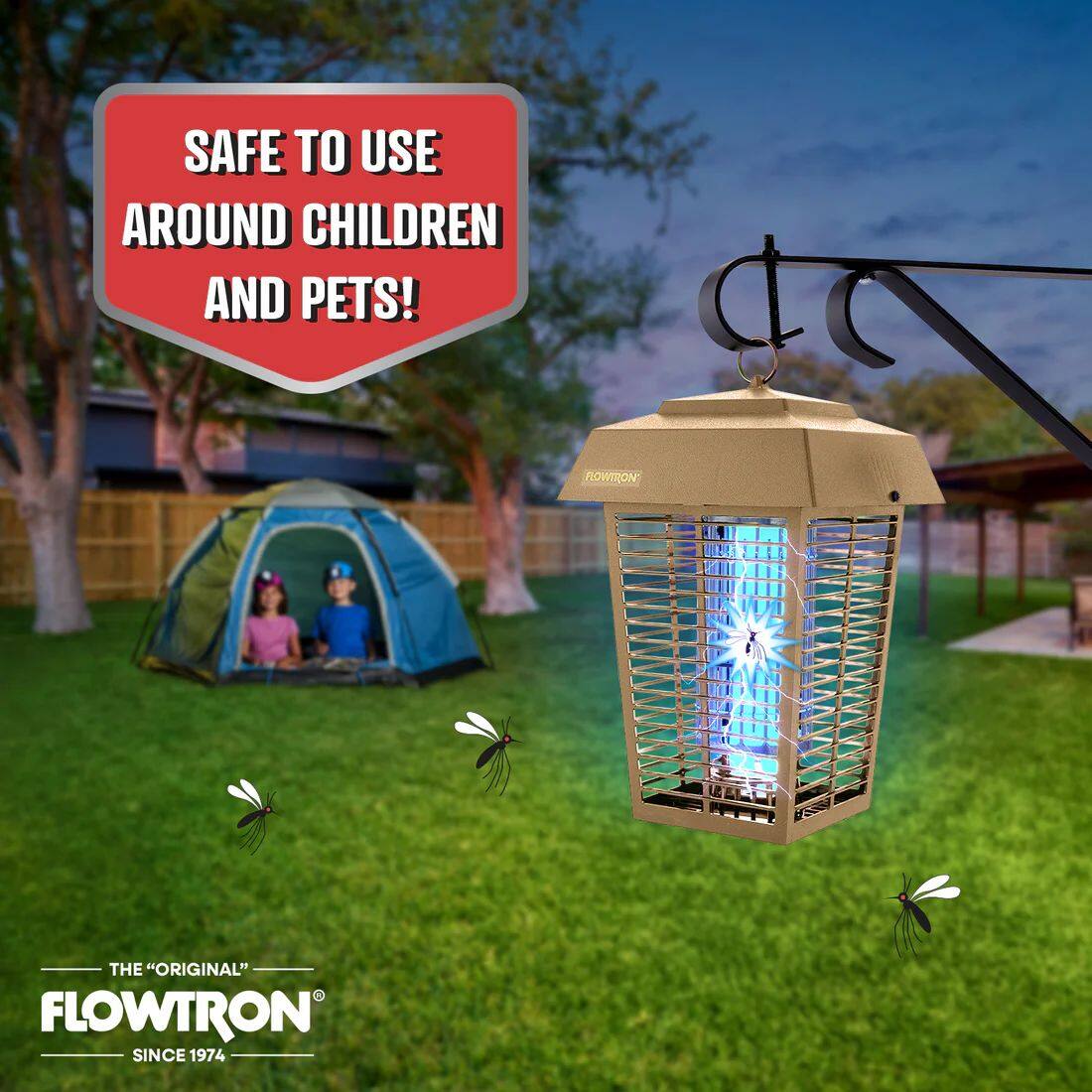 SAFE TO USE AROUND CHILDREN AND PETS!  
THE "ORIGINAL" FLOWTRON SINCE 1974