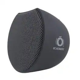 OC Acoustic - Newport Plug-In Outlet Wireless Bluetooth Speaker with Built-In USB Type-A Charging - Black/Gray