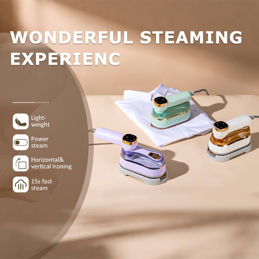 WONDERFUL STEAMING EXPERIENCE

- Light-weight
- Power steam
- Horizontal & vertical ironing
- 15s fast steam