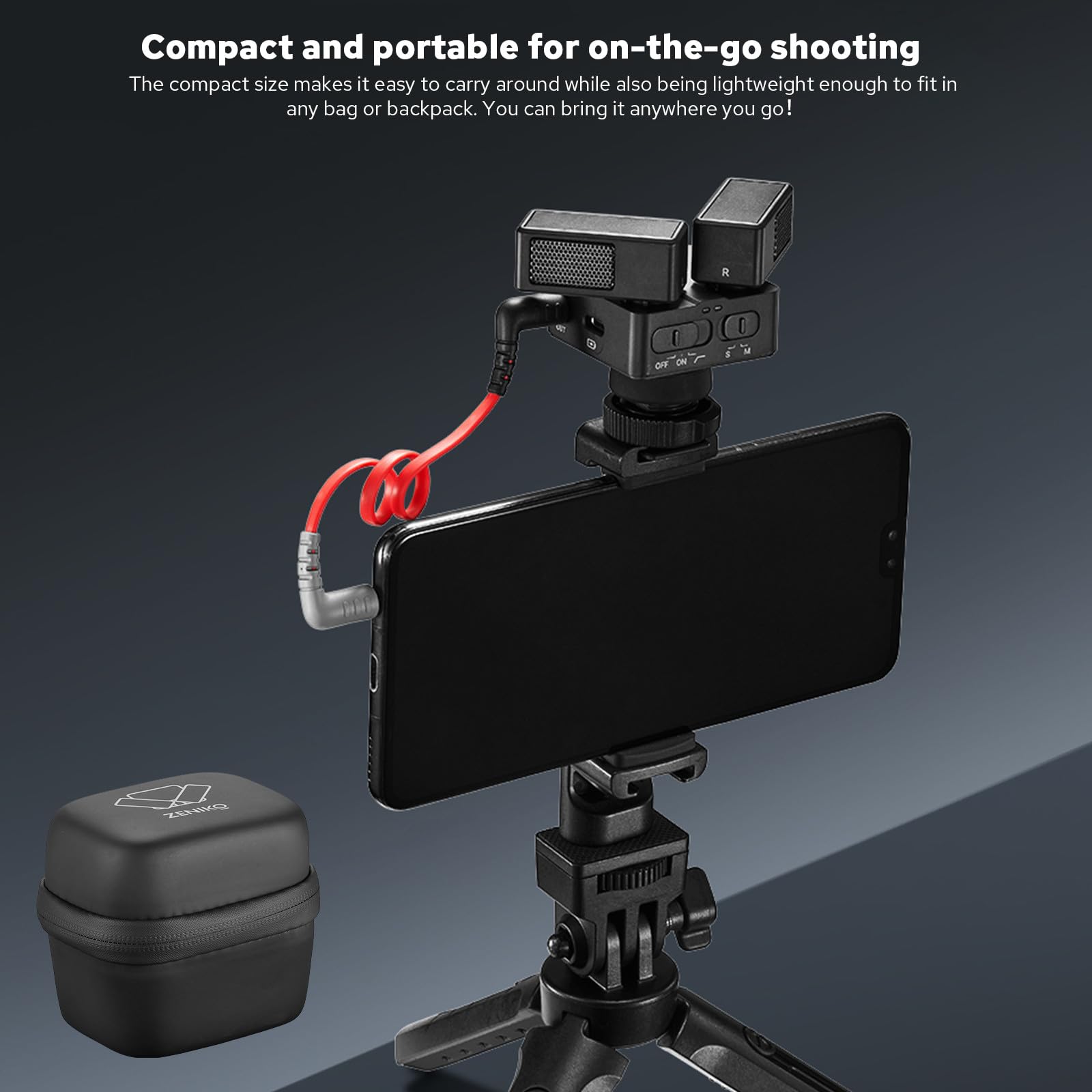 Compact and portable for on-the-go shooting

The compact size makes it easy to carry around while also being lightweight enough to fit in any bag or backpack. You can bring it anywhere you go!