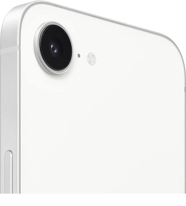 Back. Apple - Refurbished Excellent iPhone 16e 5G 512GB (Unlocked) - White.