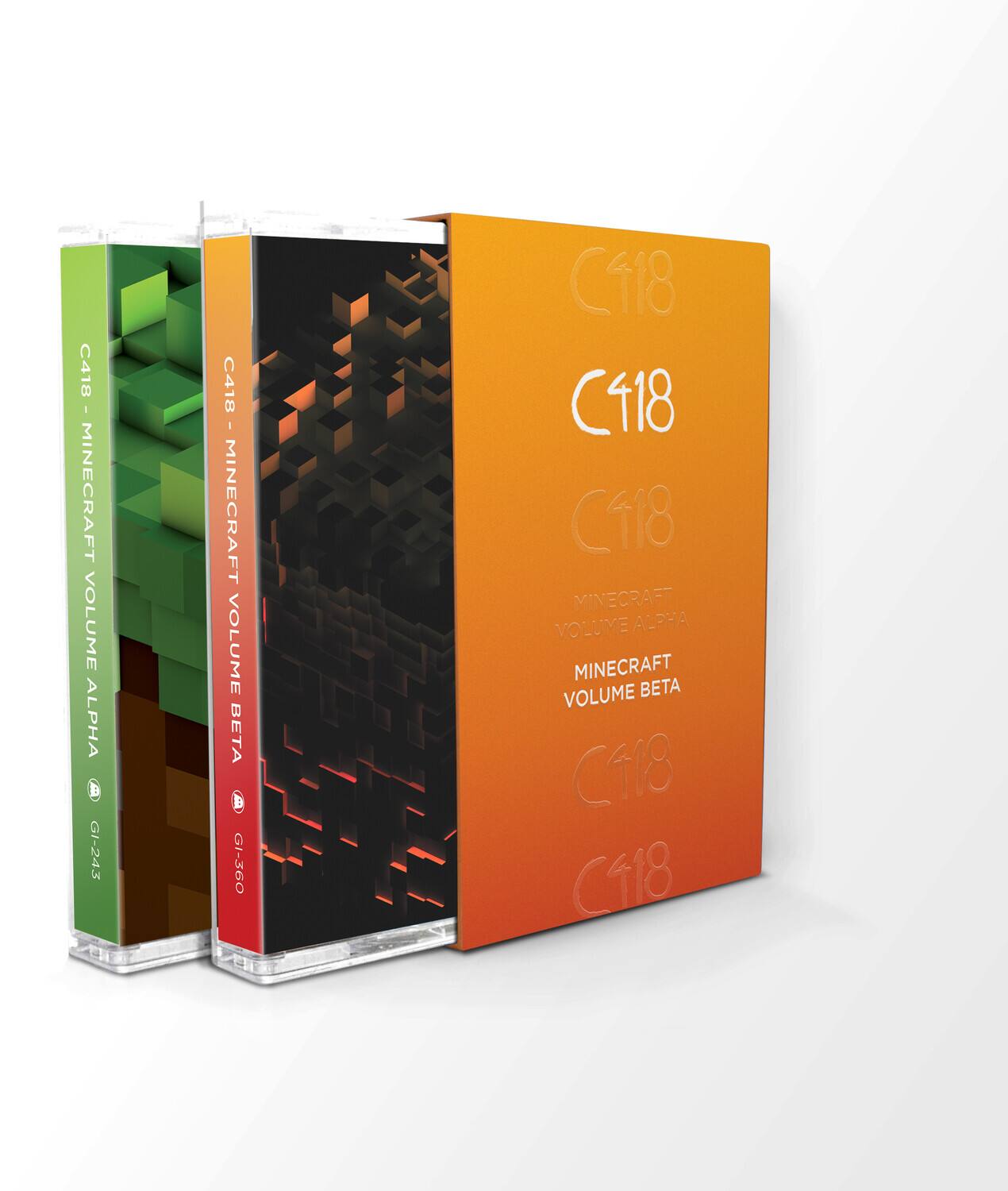 C418 - MINECRAFT VOLUME ALPHA  
GI-243  

C418 - MINECRAFT VOLUME BETA  
GI-360  

C418  
MINECRAFT VOLUME ALPHA  
MINECRAFT VOLUME BETA