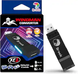 Brook - Wingman XE2 Wireless Controller Adapter for PlayStation, Nintendo Switch and PC