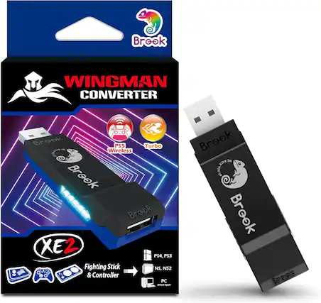 Brook WINGMAN CONVERTER Brook Br PS5 Turbo - Wireless 4* Brook Brook XEZ PS4, PS3 Fighting Stick NS, NS2 ad 2% & Controller + PC -iec-p Brook WE BYC+