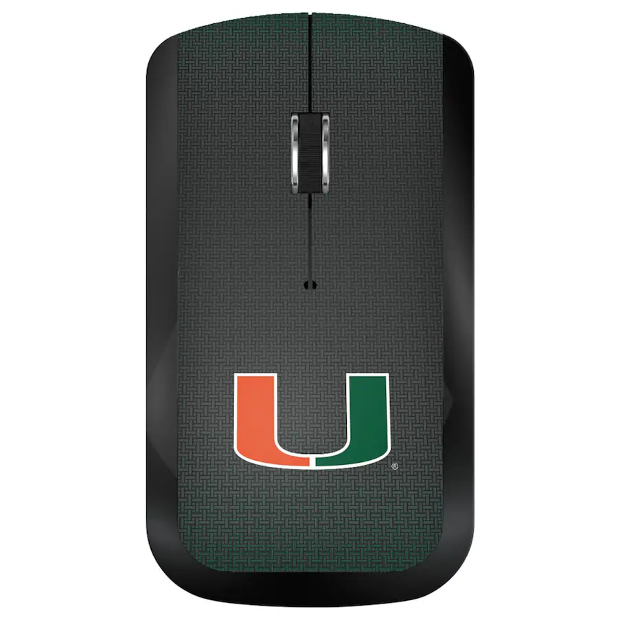 Keyscaper Miami Hurricanes Wireless USB Computer Mouse Wireless Black ...