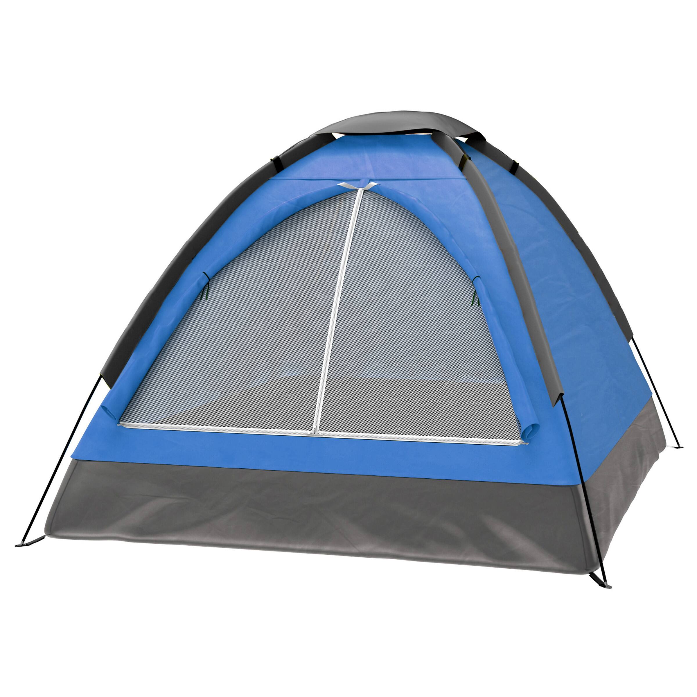Left. Wakeman - 2 Person Camping Tent - Blue.