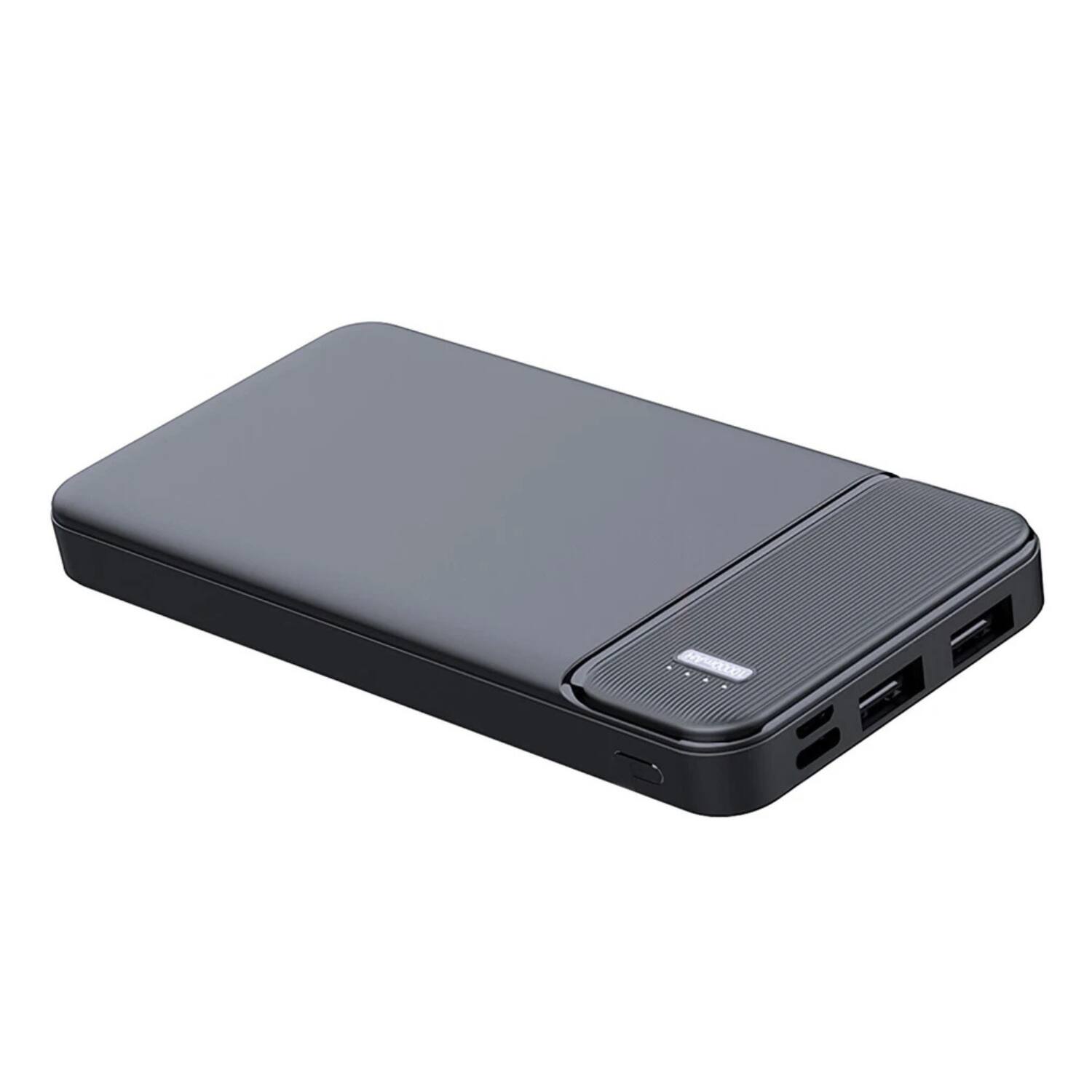 Angle. Home Collection - 30000mAh Heated Jacket Vest External Battery Power Bank - Black.