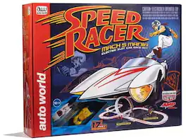 PopMarket - Auto World - Speed Racer: Mach 5 Mania HO Slot Car Race Set 17' - COLLECTIBLES - Multicolor