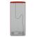 Back. Forno Appliances - 33 in. Wide Luigi 18 Cu. Ft. French Door Refrigerator with Handle-free Design - Red.
