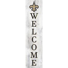 Fan Creations - New Orleans Saints 48'' Welcome Leaner - Multicolor