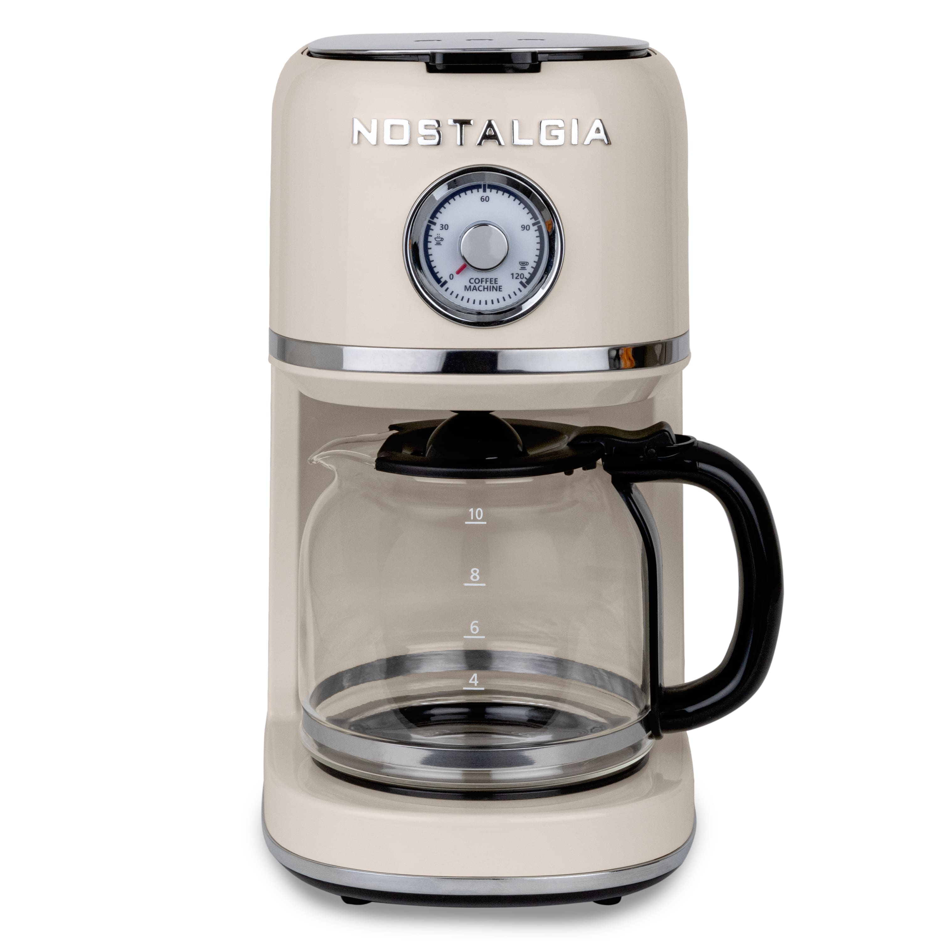 Nostalgia - Classic Retro 10 Cup Coffee Maker - Oatmeal