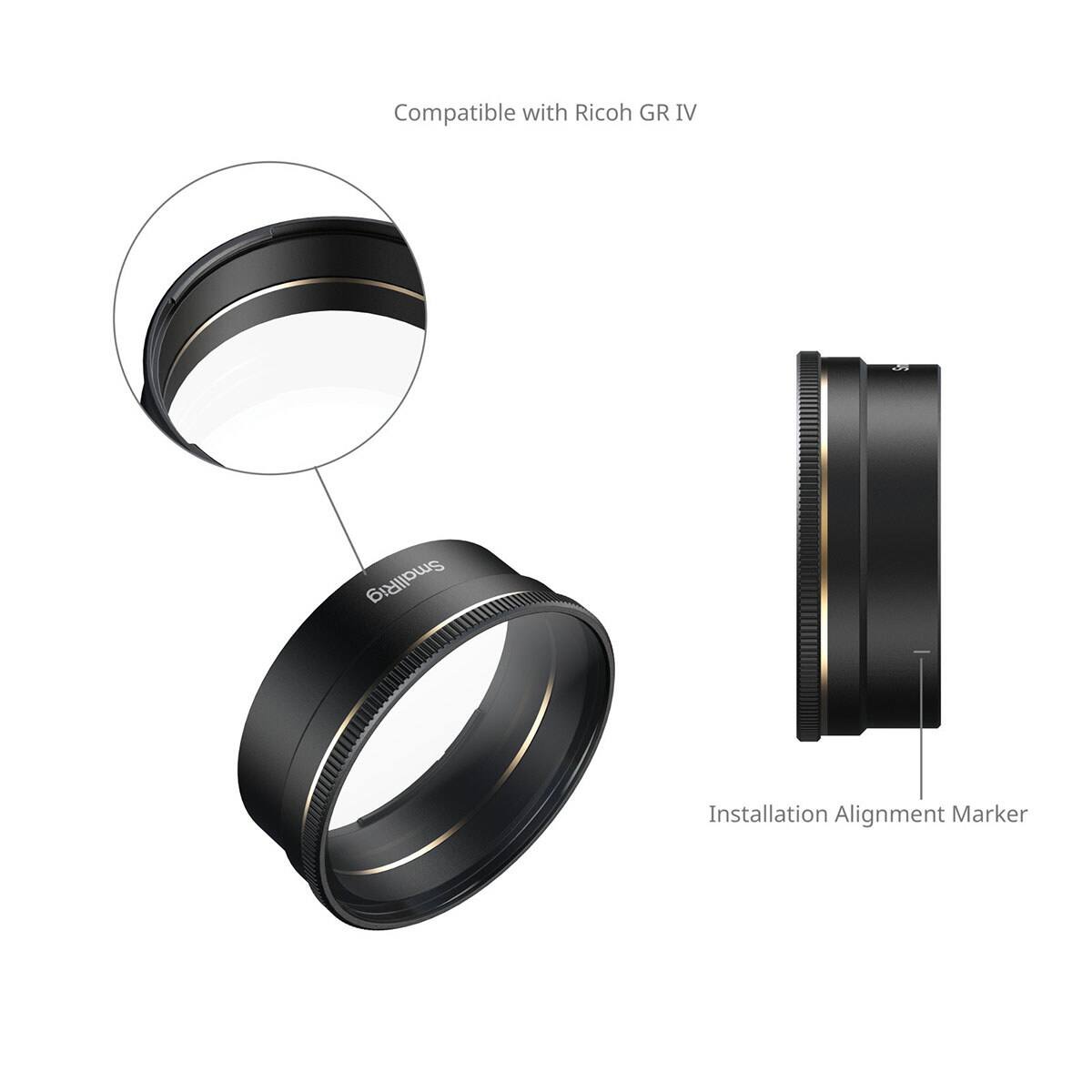 Compatible with Ricoh GR IV  
Installation Alignment Marker