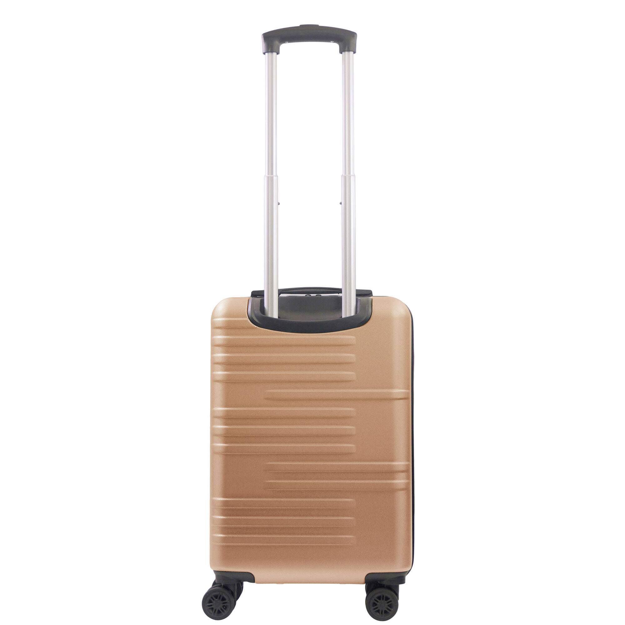 Back. American Dreamliner - 22.5" Hardside Carry-On Luggage - ROSE GOLD.