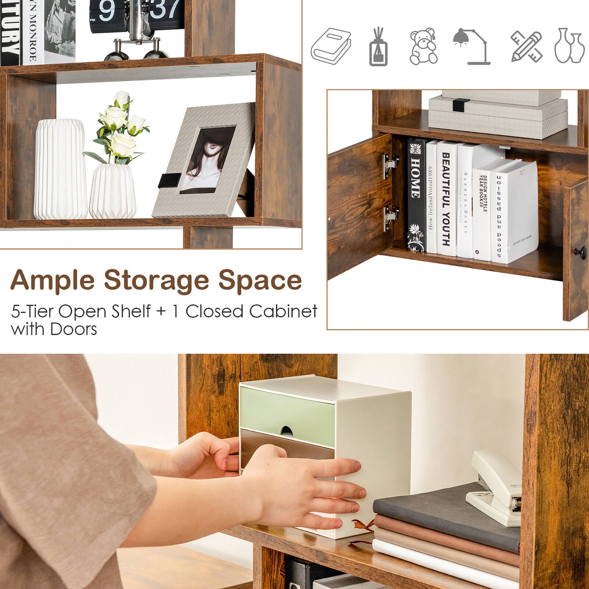 Ample Storage Space
5-Tier Open Shelf + 1 Closed Cabinet with Doors
HOME
BEAUTIFUL YOUTH