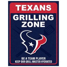 Fan Creations - 13" x 20" Grill Zone Metal Sign - Multicolor
