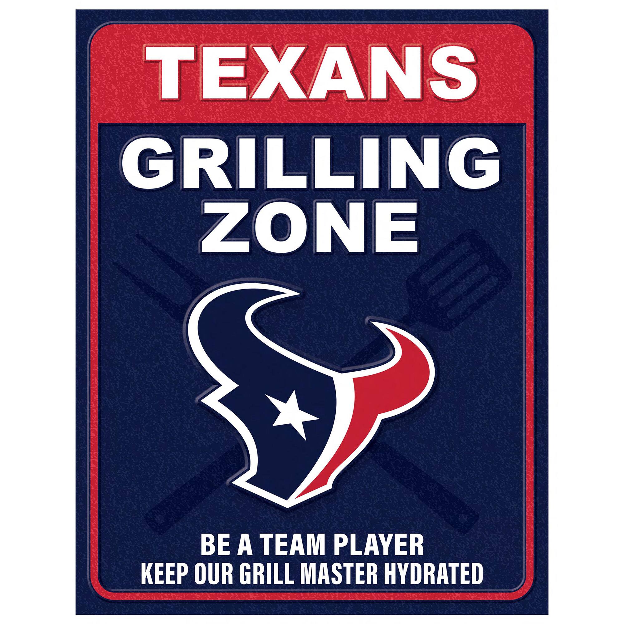 13" x 20" Grill Zone Metal Sign
