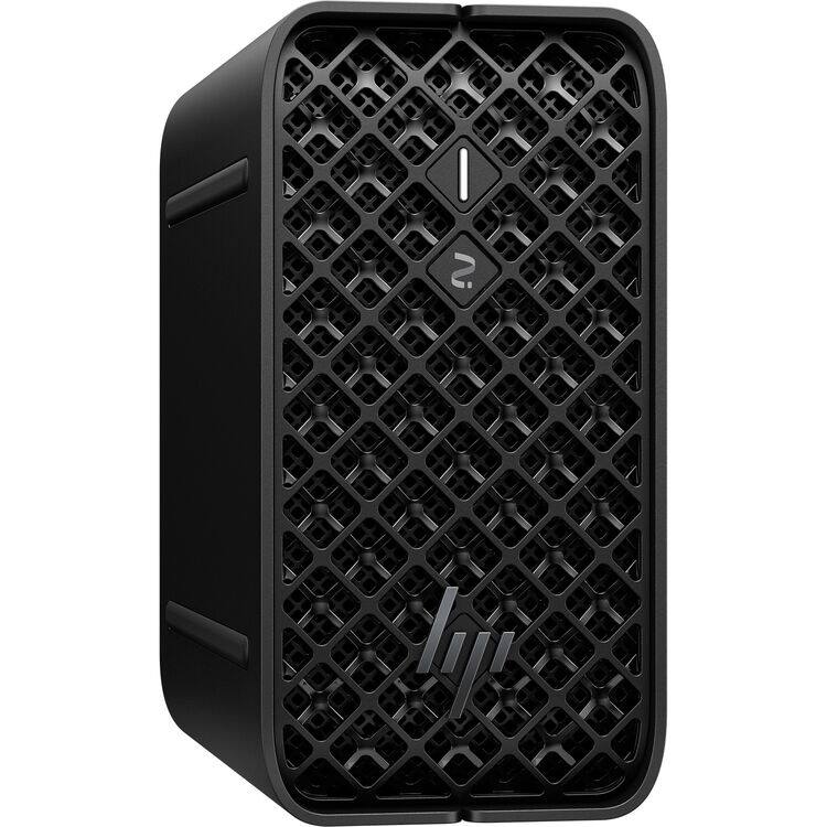 Alt View 1. HP - Z2 Mini G1a Workstation - AMD Ryzen AI MAX PRO 380 - AMD Radeon 8040S - 32GB RAM - 2TB SSD - Keyboard - Mouse - Win11Pro - Black.