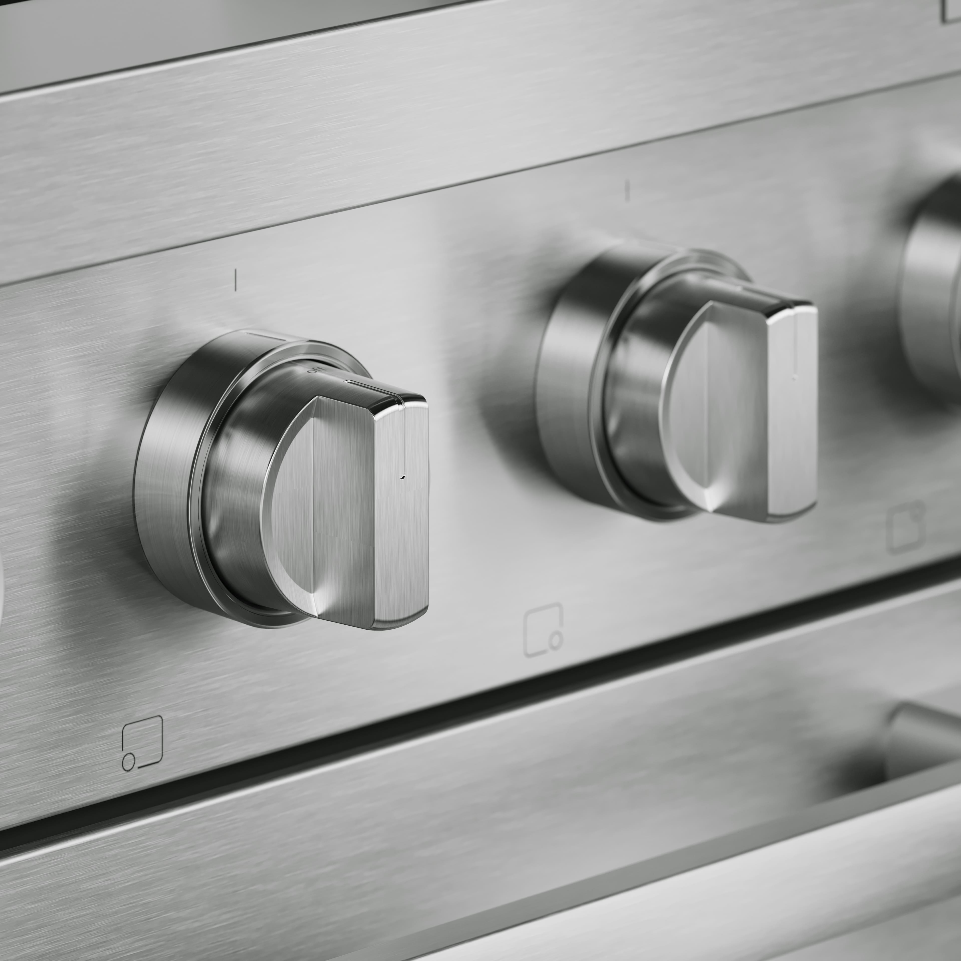 Bosch - 500 Series 36in Dual Fuel Indy Style Range in SS - S