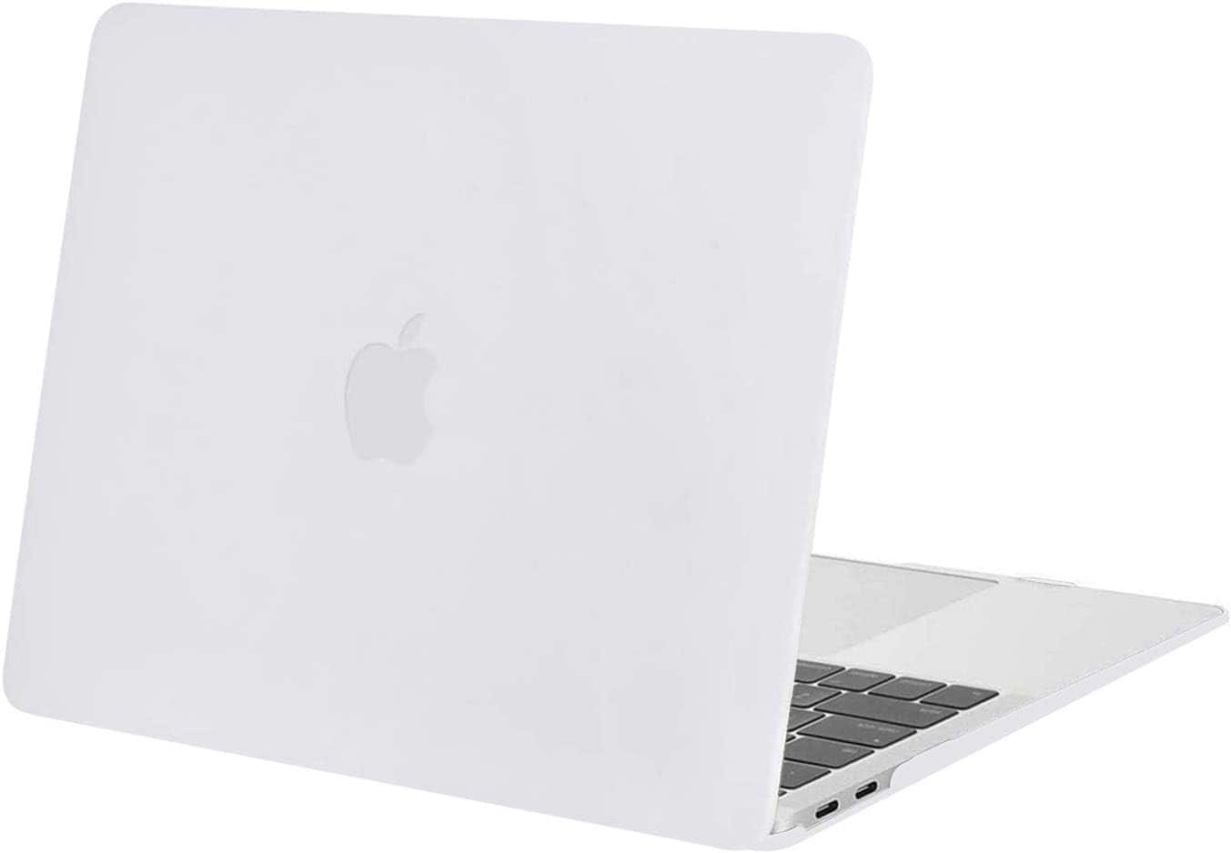 Front. mosiso - Case for MacBook Air 13 inch A2337 M1 A2179 A1932 with Touch ID 2018-2022 - White.
