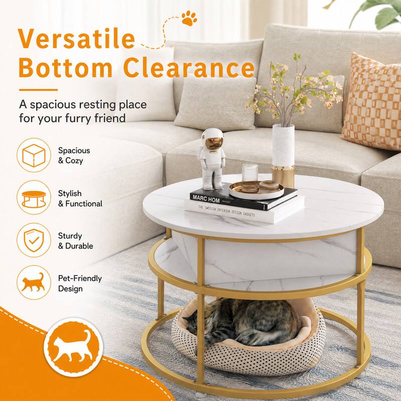 Versatile Bottom Clearance  
A spacious resting place for your furry friend  
Spacious & Cozy  
Stylish & Functional  
Sturdy & Durable  
Pet-Friendly Design  

MARC HOM THE SWEDOSH INTERIOR DESIGN GADGETS