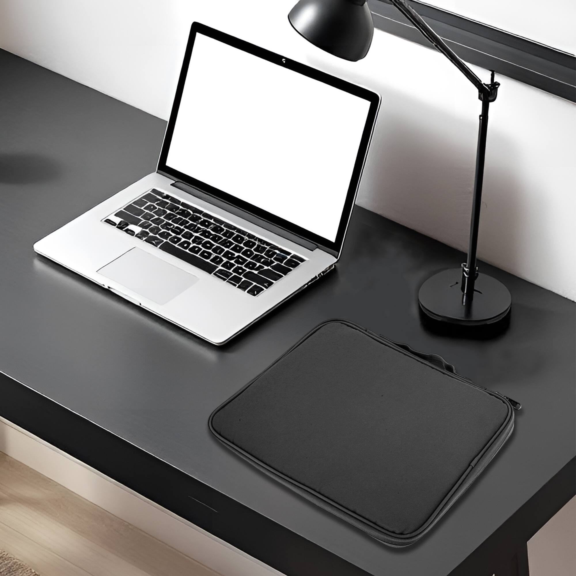 Alt View 2. Unique Bargains - 10.8-11" Zipper Laptop Bag 1 Pc - Black.