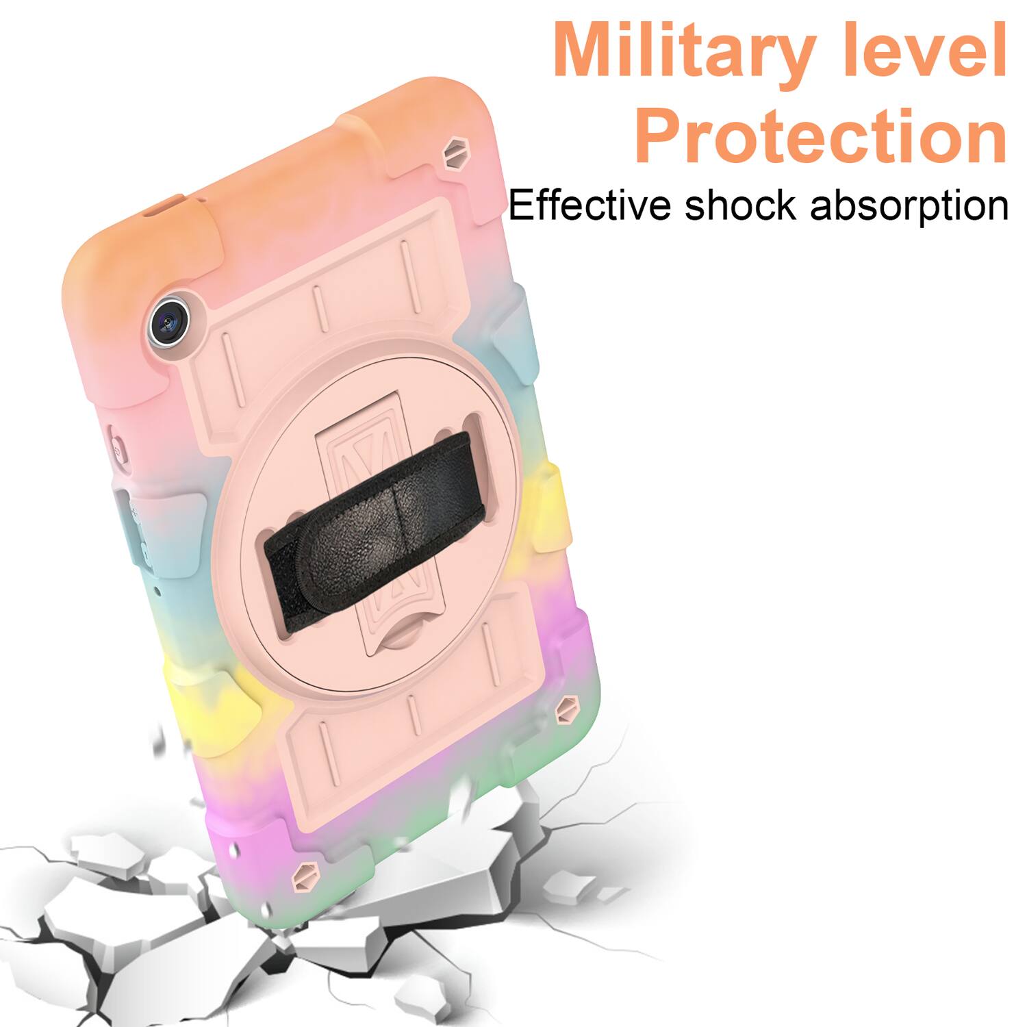 Military level Protection  
Effective shock absorption