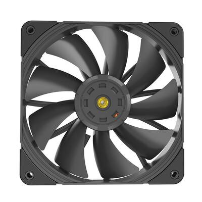 Front. PCCOOLER - P120 PRO B High Air Pressure and Large airlow Fan - Black.