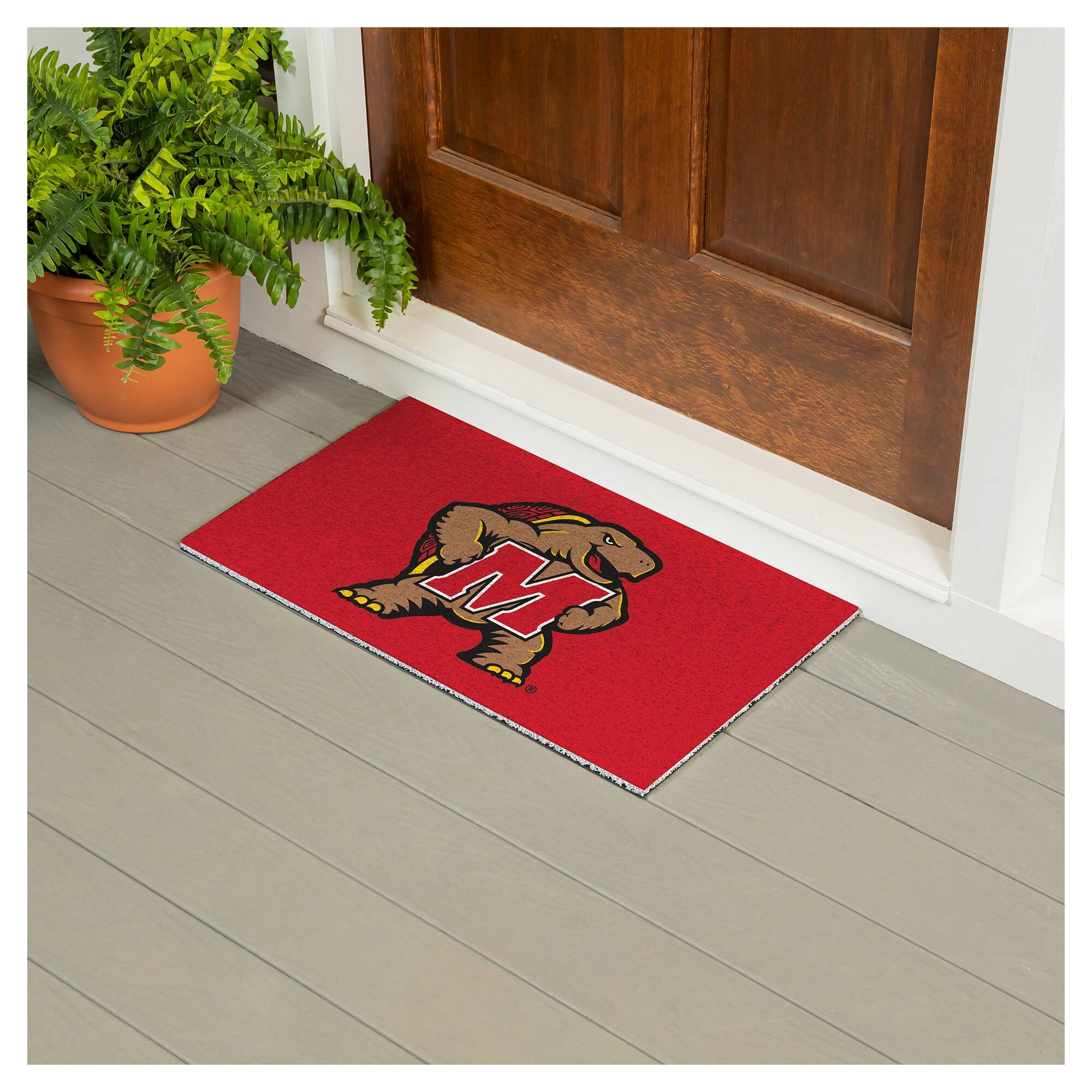 Alt View 2. Evergreen Enterprises - Maryland Terrapins 16" x 28" Full Color Indoor/Outdoor Logo Turf Mat - Multicolor.