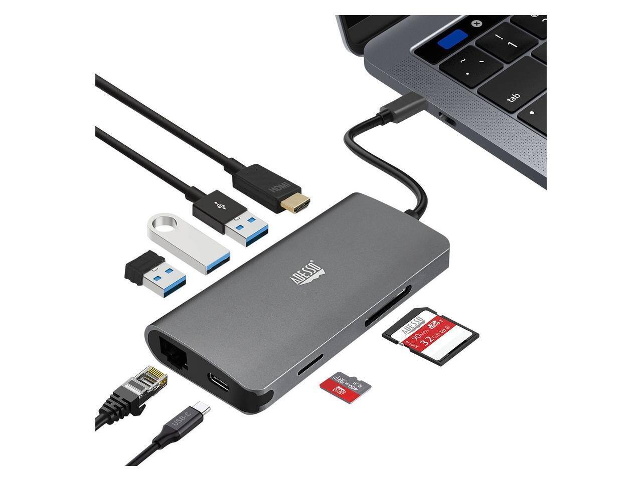 2 x - L tab $ HDMI ADESSO ADESSO 9 32GB we 32 PLOCK USB-C ME ETA POO