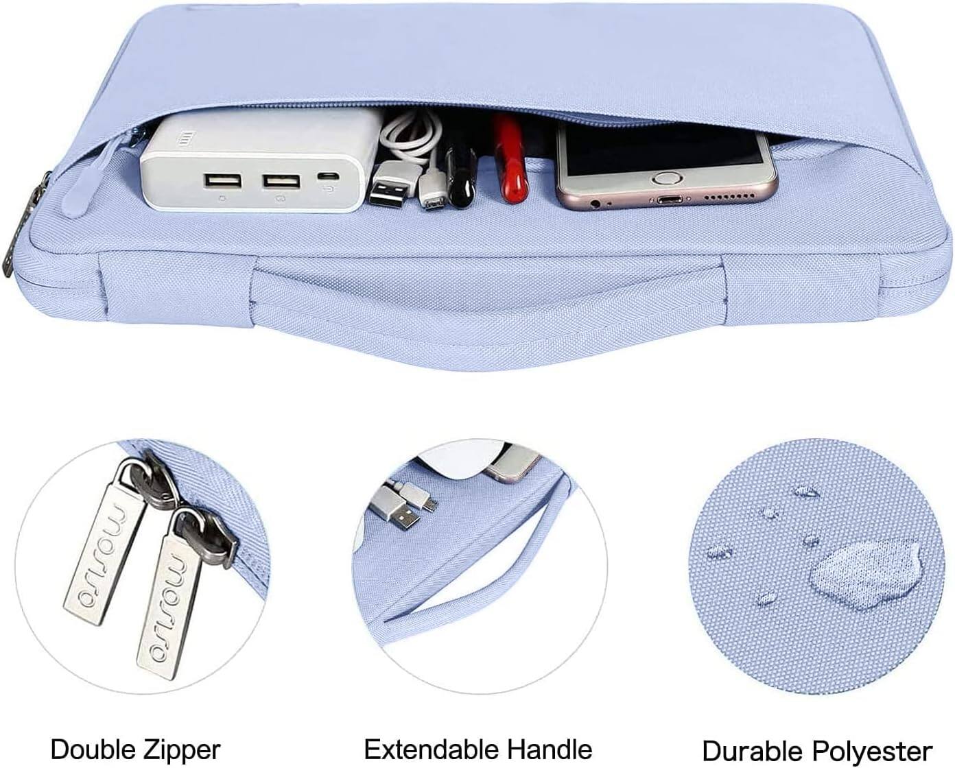 mosro Double Zipper Extendable Handle Durable Polyester