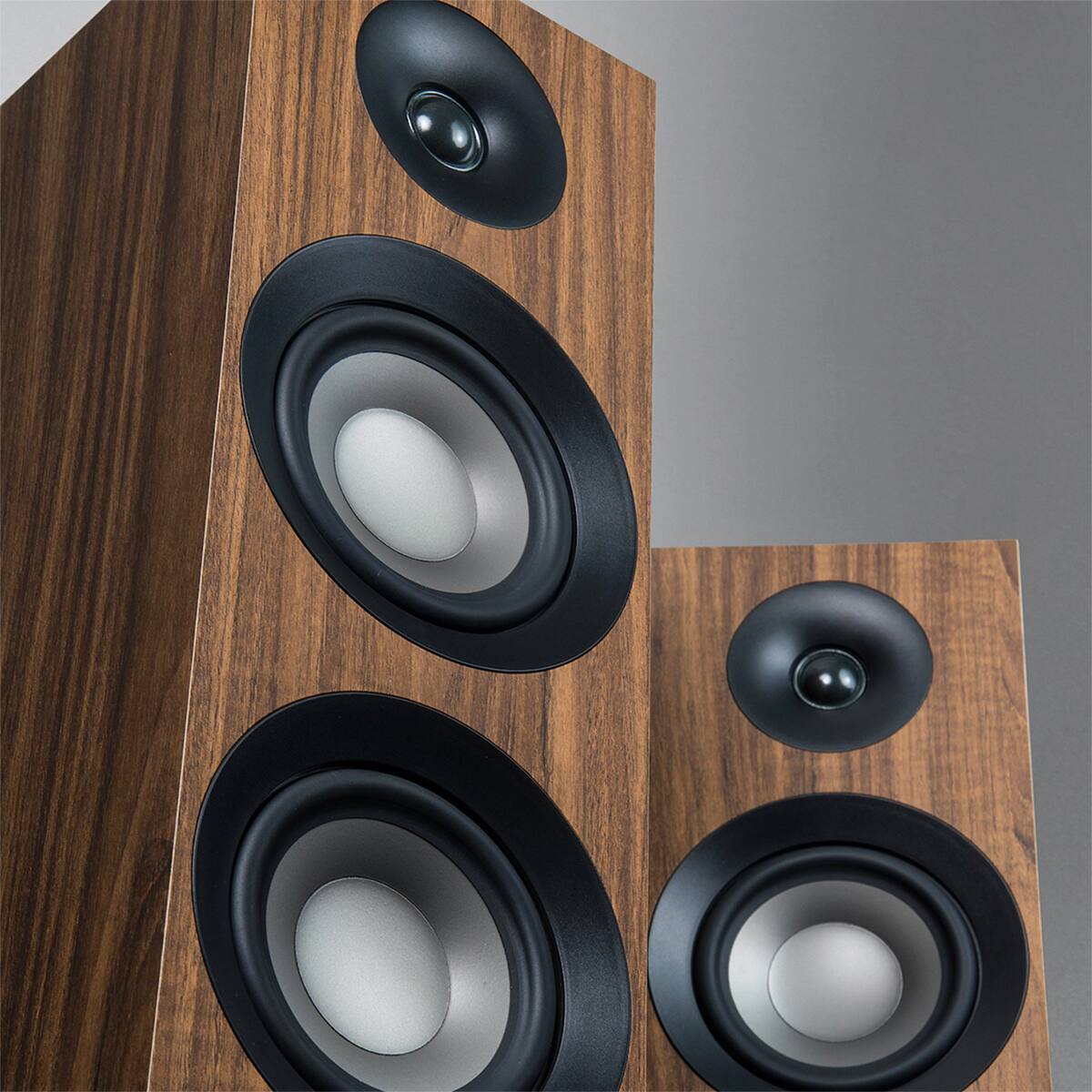 Alt View 4. Jamo - Jamo S 809 Floorstanding Speaker, Walnut, Pair.