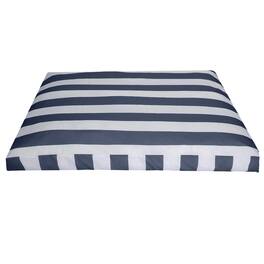 PetMaker - 44in Water-Resistant Dog Bed - Navy Blue and White Stripes
