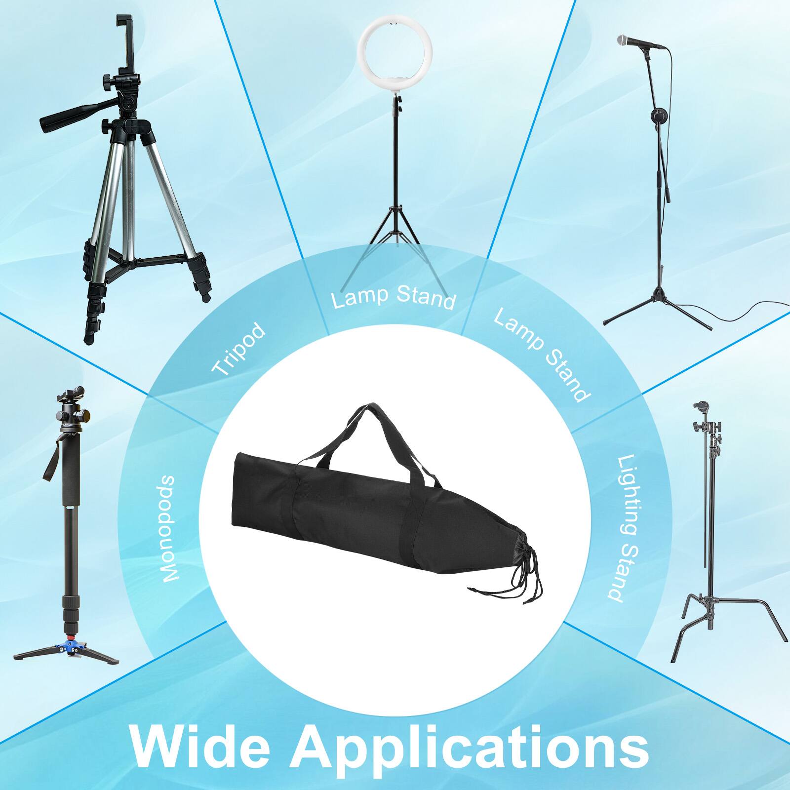 Monopods, Tripod, Lamp Stand, Lighting Stand, Wide Applications
