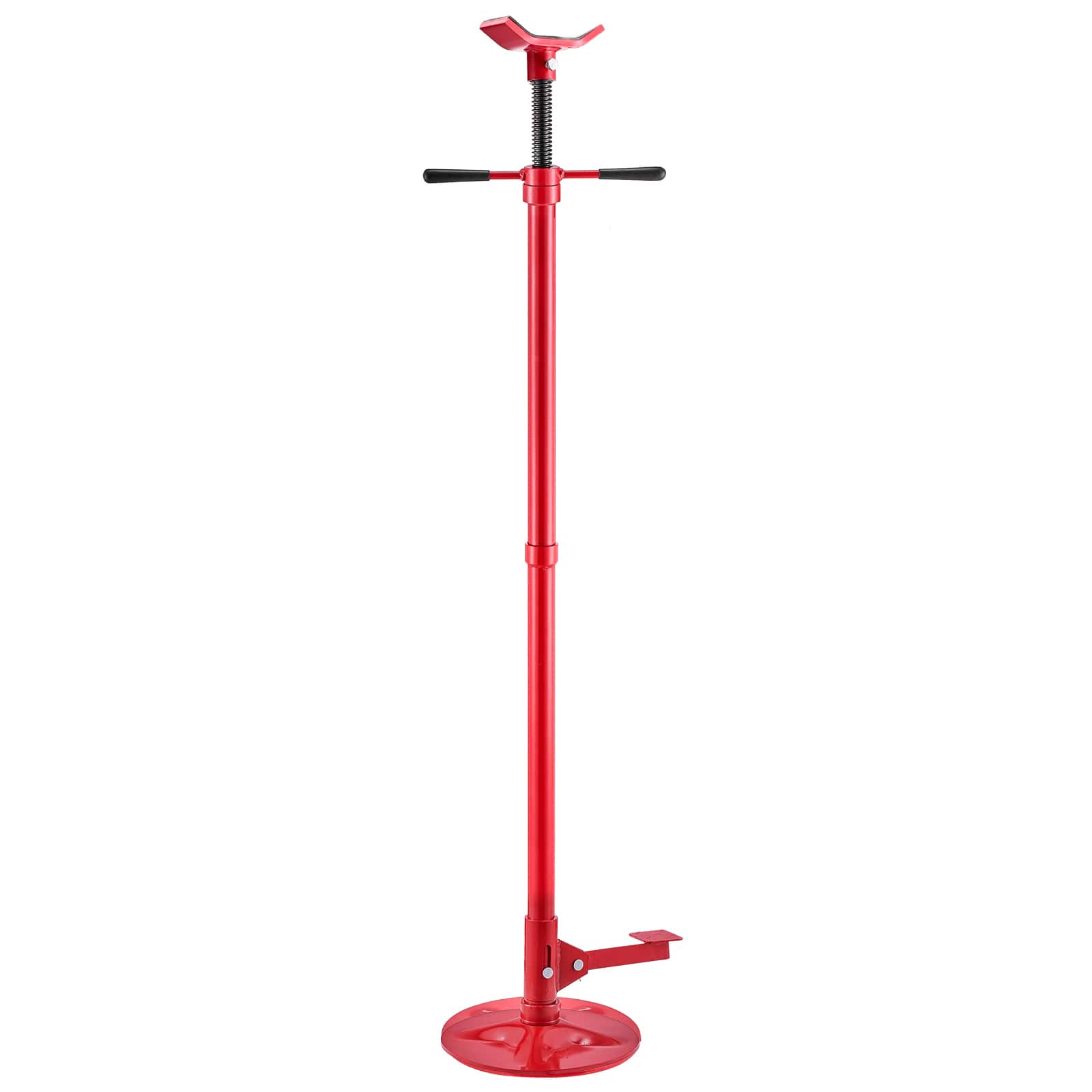 VEVOR - Underhoist Support Stand, 3/4 Ton (1653 lbs) Capacity Under Hoist Jack Stand, Lifting from 51.97" to 80" - Red