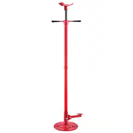 VEVOR - Underhoist Support Stand, 3/4 Ton (1653 lbs) Capacity Under Hoist Jack Stand, Lifting from 51.97" to 80" - Red