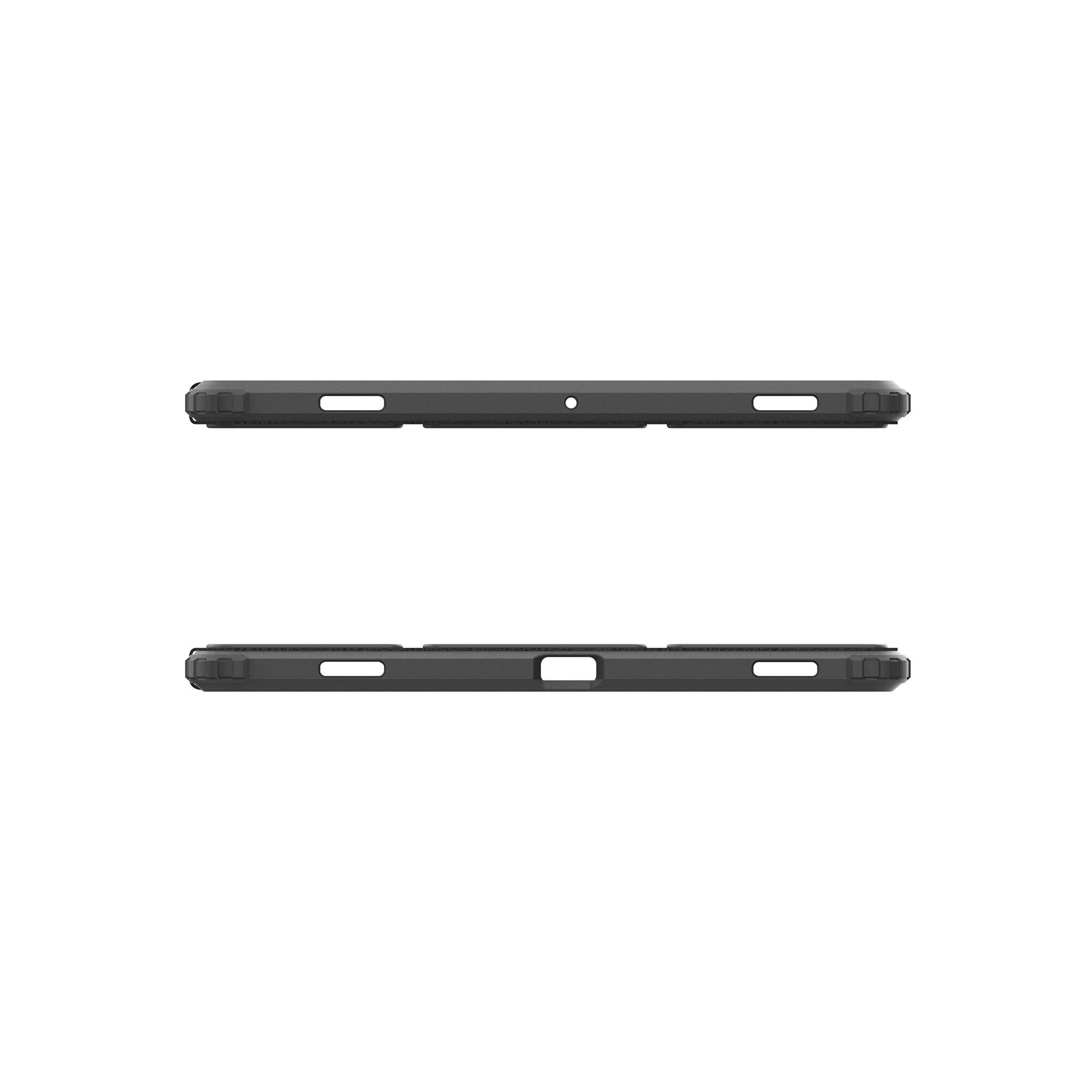 Back. Spigen - Crystal Hybrid Pro Case for Galaxy Tab S10 FE - Clear.