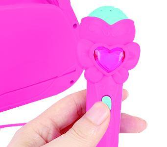 Alt View 6. Lexibook - Unicorn Musical Speaker Handbag Design with Mic, Voice Changer and Line-In Cable.