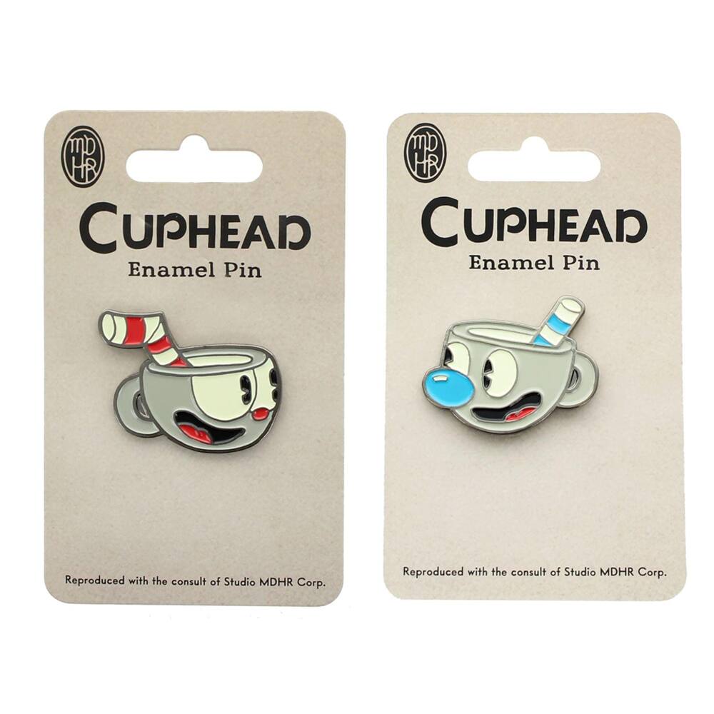 mb mb HB HB CUPHEAD Enamel Pin Reproduced with the consult of Studio MDHR Corp.