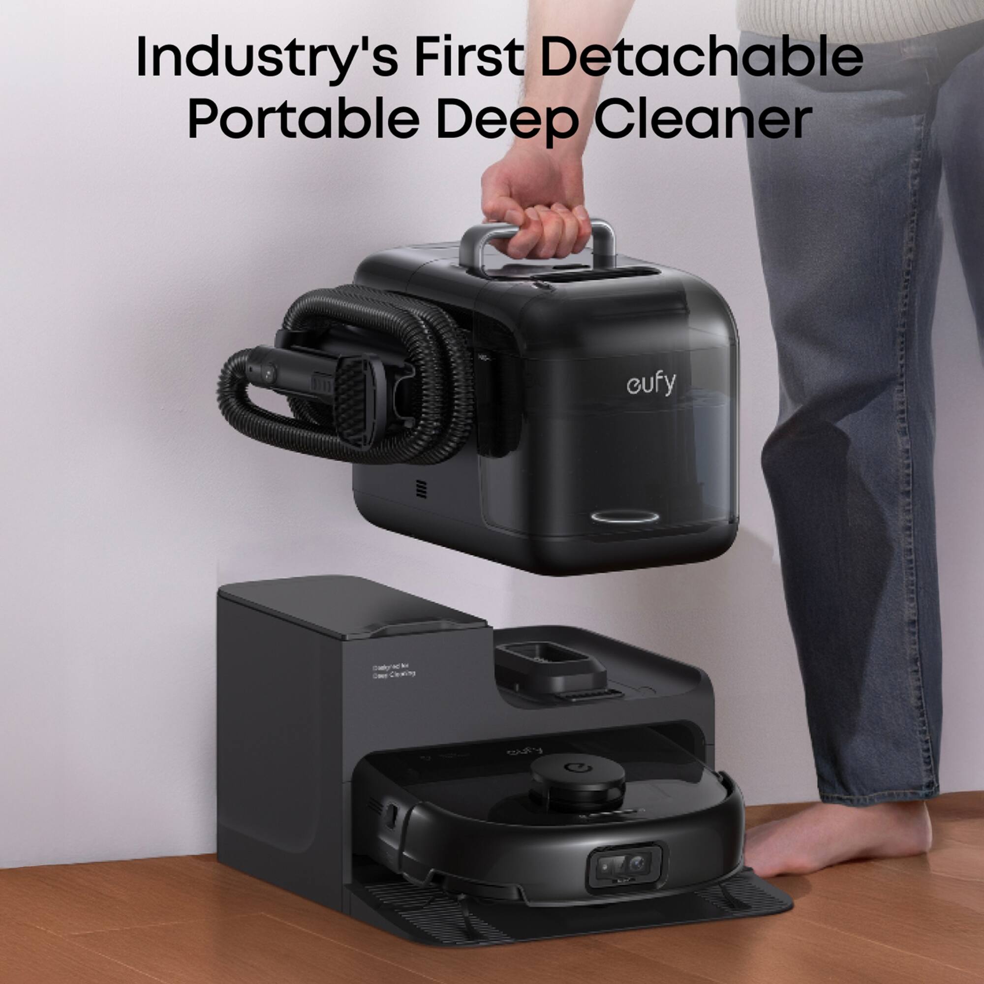 Industry's First Detachable Portable Deep Cleaner cufy