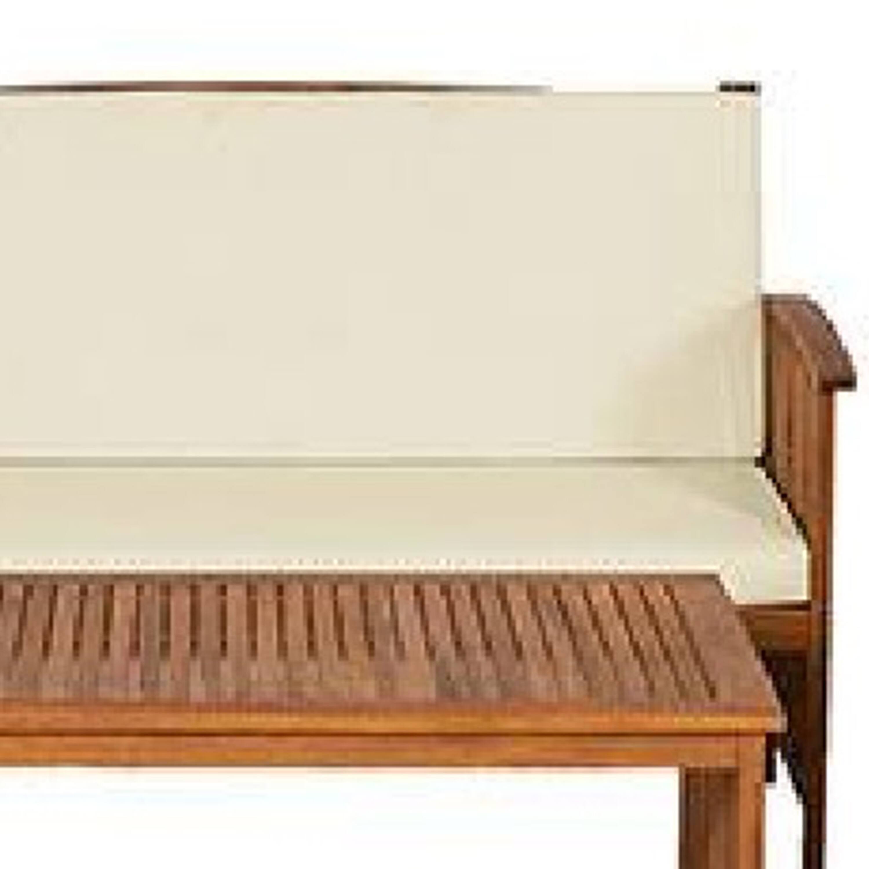Alt View 3. Manhattan Lane - Kaila 2pc Outdoor Table and Loveseat Set, Beige Cushion - Beige, Natural Brown.