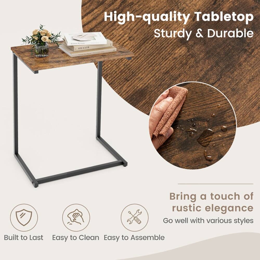 High-quality Tabletop  
Sturdy & Durable  

Bring a touch of rustic elegance  
Go well with various styles  

Built to Last  
Easy to Clean  
Easy to Assemble