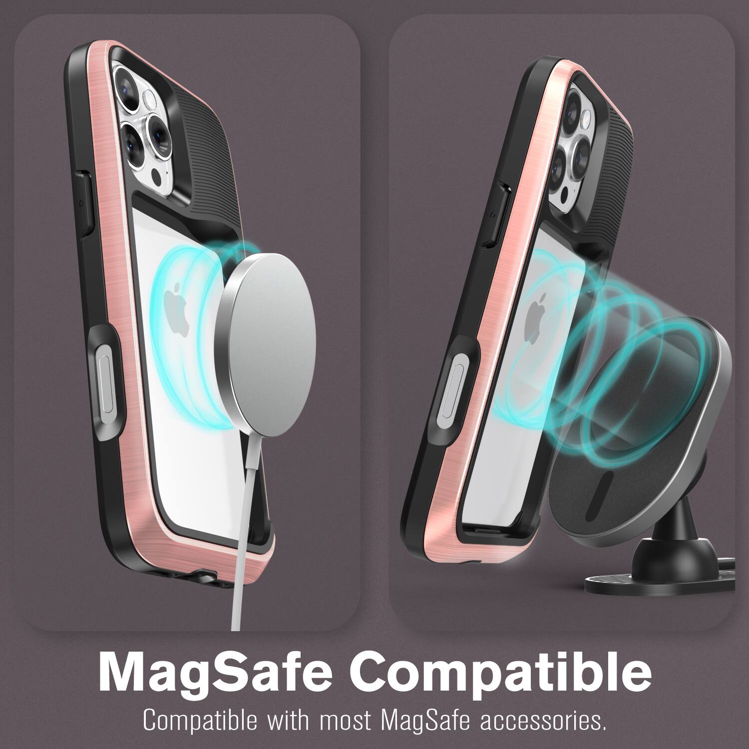 MagSafe Compatible
Compatible with most MagSafe accessories.