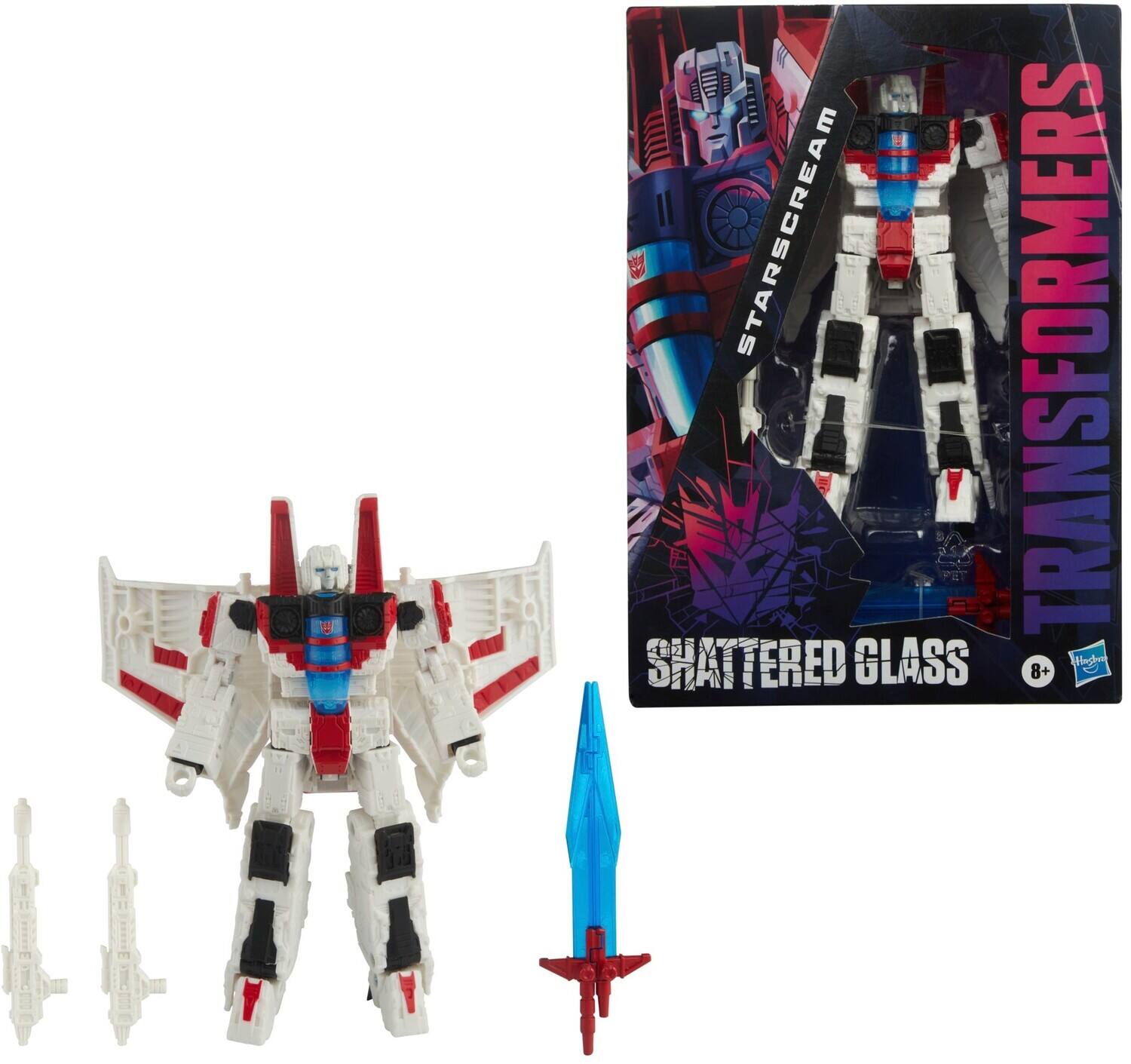 Transformers - Generations: Shattered Glass - Voyager Class Starscream Action Figure - COLLECTIBLES