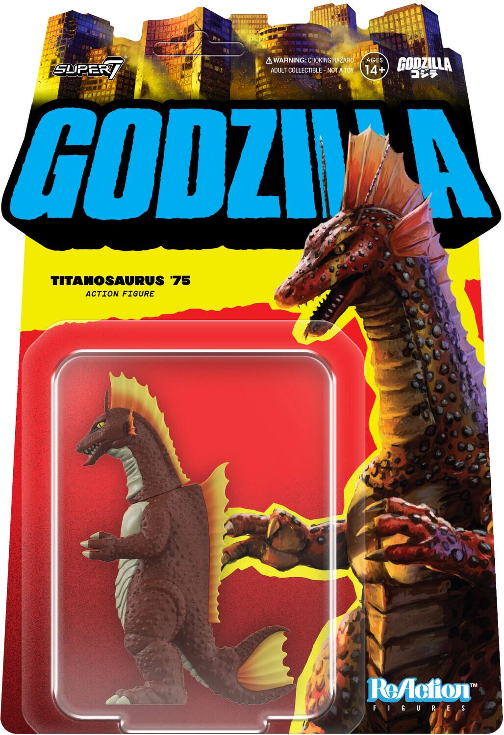 Super7 - Toho - ReAction Figures Wv7 - Titanosaurus - COLLECTABLES