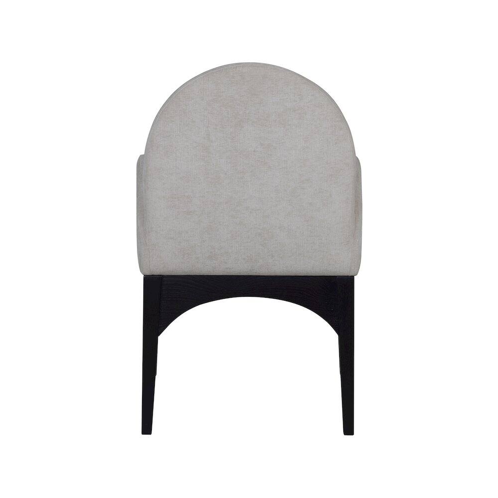 Alt View 1. Meridian Furniture - Waldorf Grey Chenille Fabric Dining Chair - Grey.