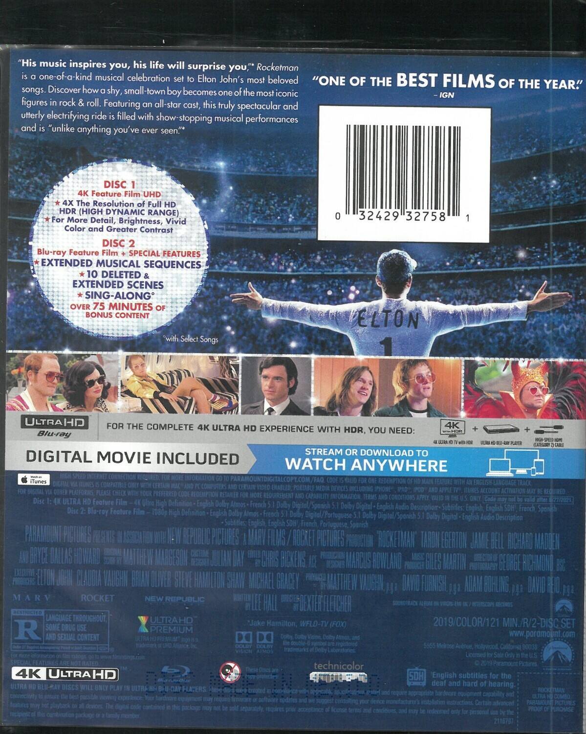 Alt View 1. Rocketman   - 4K Blu-Ray.