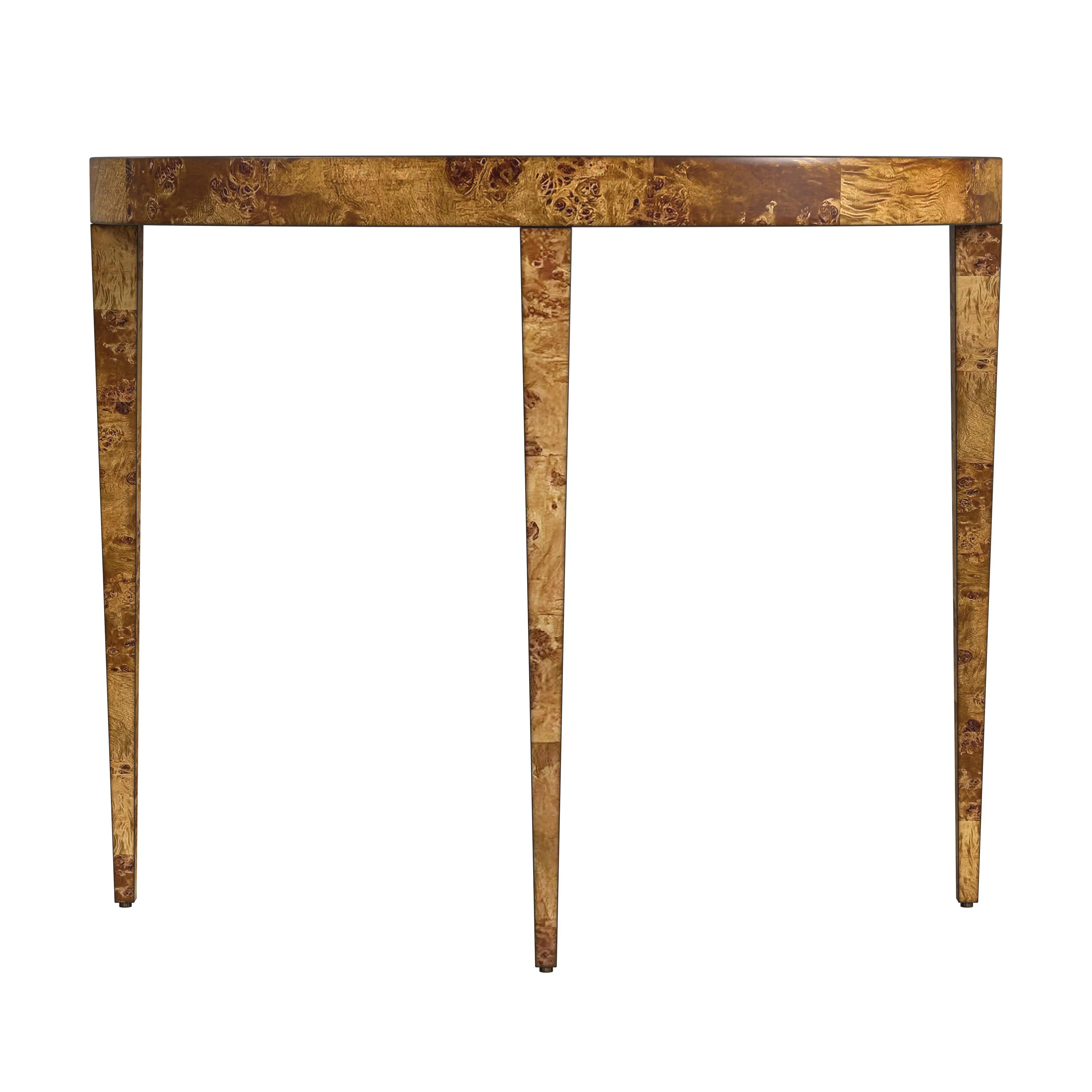 Butler Specialty Ingrid 36 in. W Demilune Wood Traditional Burl Console ...