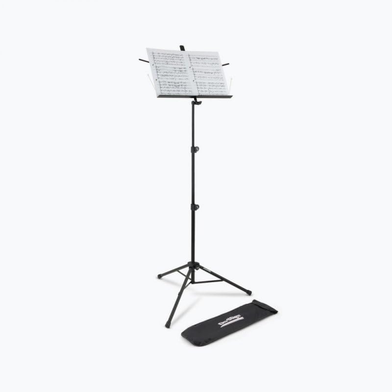 Alt View 9. On Stage Stands - On-Stage SM7222BB Tripod-Base Sheet Music Stand with Bag (Portable, Folding Sheet Music Setup, Adjustable Height and - Black.