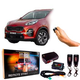 MPC - Complete 1-Button Remote Start Kit For 2019 Kia Sportage - T-Harness - Black